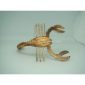 bois scorpion en bois sculpté